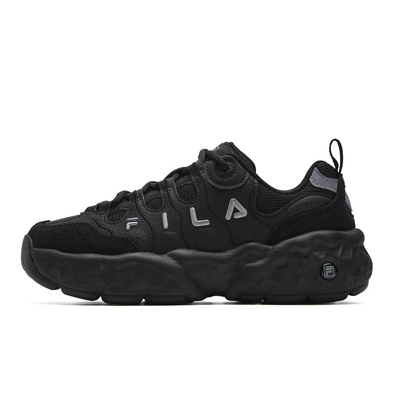 FILA MUFFIN Wear resistant And Lightweight Low top Casual Shoes Women's Black