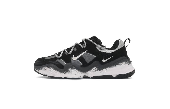 Nike Nike Tech Hera Cushioning Abrasion Resistant Cushioning, Wear Resistant Low top Casual Shoes Unisex Black Gray