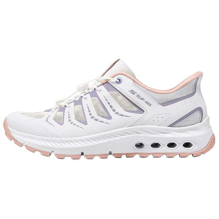Skechers OUTDOOR Breathable Support Rebound Low top Casual Shoes Women's White Purple