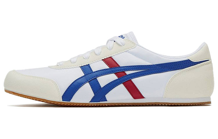 Onitsuka Tiger Track Trainer Slip Resistant Lightweight Non slip Lightweight Low top Casual Shoes Unisex White
