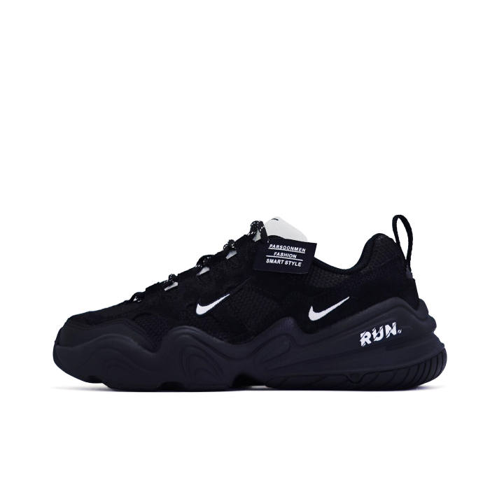 Nike Nike Tech Hera Night Spirit Abrasion Resistant Lightweight Height Increasing Low top Casual Shoes Men's Black