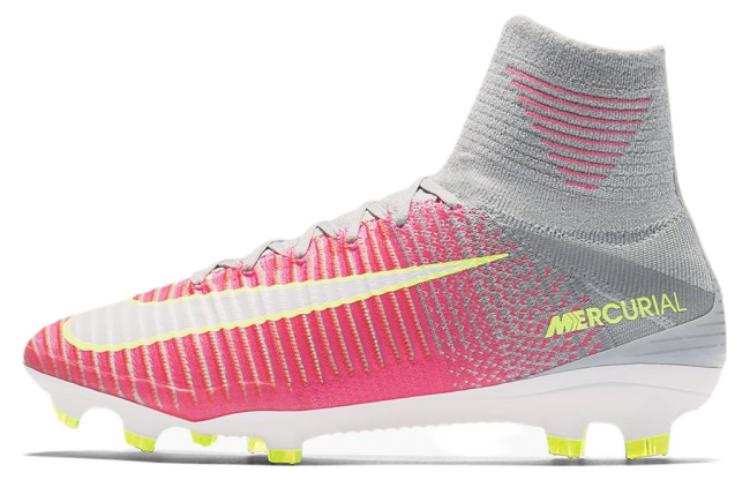 Nike Nike Mercurial Superfly 5 Soccer Shoes Men's High Top White/Grey/Powder