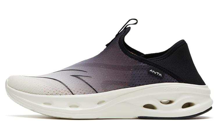 Anta Breathable And Lightweight Low top Casual Shoes Women's Black White
