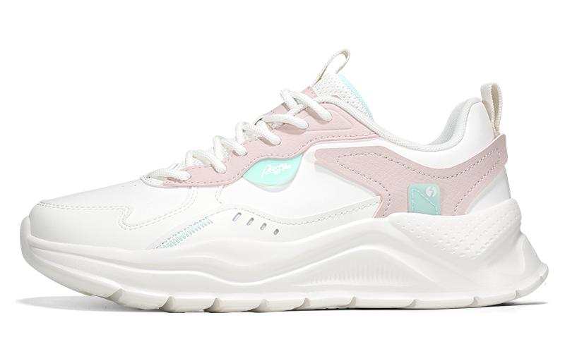 361° Mesh, Artificial Leather Abrasion Resistant Breathable Low top Sports Casual Shoes Women's Fresh Pink