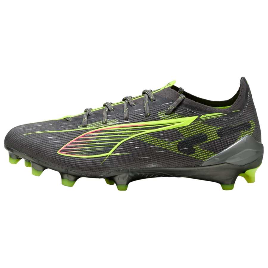 PUMA ULTRA 5 ULTIMATE FG Firm Ground Soccer Shoes Unisex Black Yellow