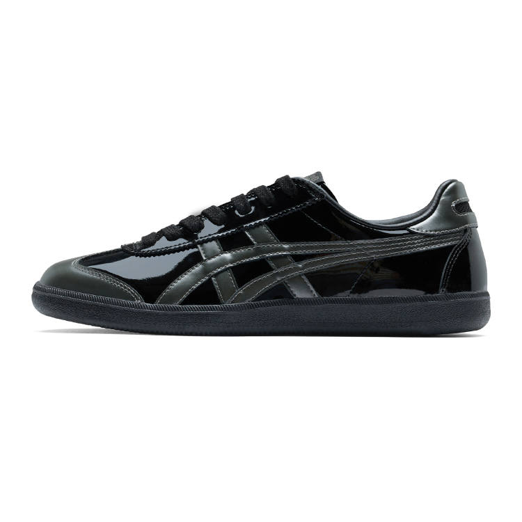 Onitsuka Tiger Tokuten Textile, Leather Low top Casual Shoes Unisex Black Gray