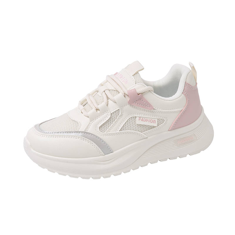 TONYBEAR Casual Shoes Women's Low Top Beige Pink