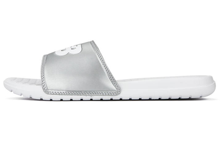 New Balance New Balance 130 Slippers Silver White