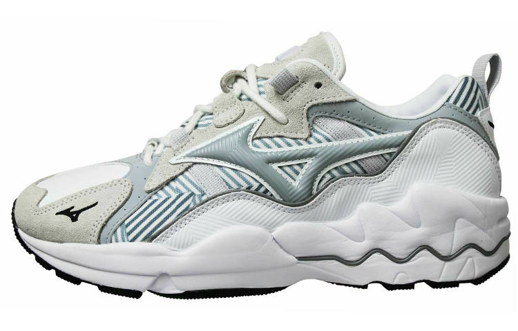 Mizuno Sport Style Wave Rider 1 Camo Mesh, Synthetic Leather Sports Cushioning, Wear Resistant Low top Casual Shoes
