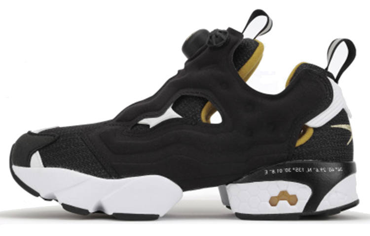 Reebok Instapump Fury Mesh, Textile Cushioning Low top Casual Shoes Unisex Black