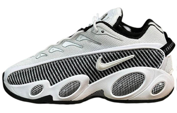 Nike Nike Glide Slip Resistant Mid top Casual Shoes Men's White Black