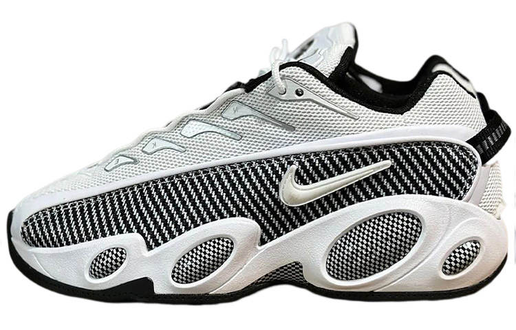 Nike Nike Glide Slip Resistant Mid top Casual Shoes Men's White Black