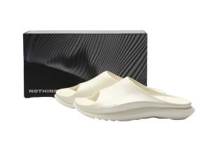 COURTMAN Luck Slide Slippers Unisex Bright Moon White
