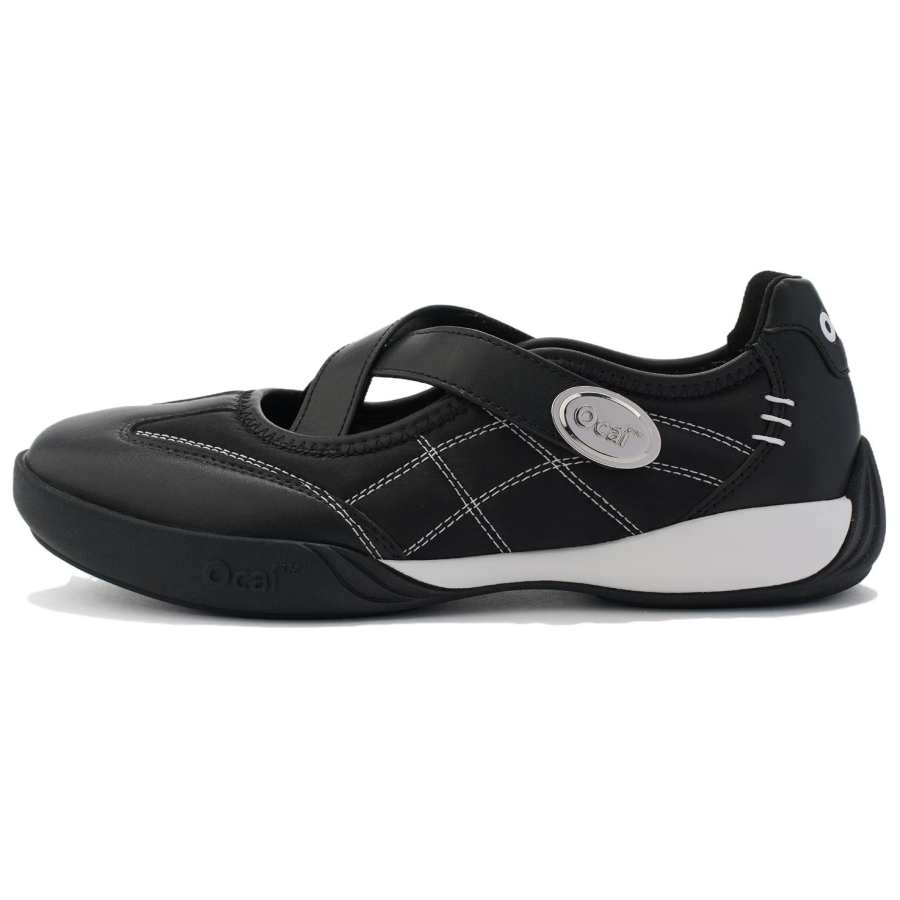 Ocai Abrasion Resistant Cushioning Low top Casual Shoes Women's Silk Black