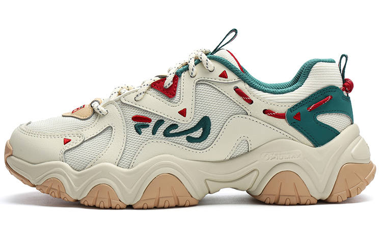 FILA Fluid 4 Textile, Synthetic Leather Low top Casual Shoes Women's Beige