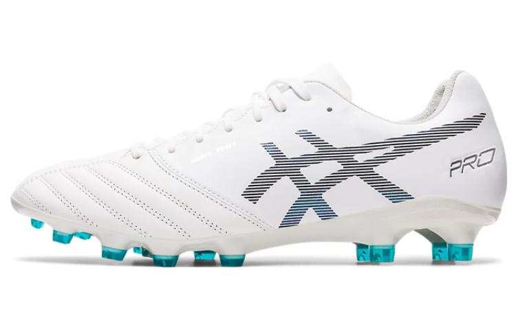Asics DS LIGHT X FLY PRO Artificial Leather Soccer Shoes White Blue