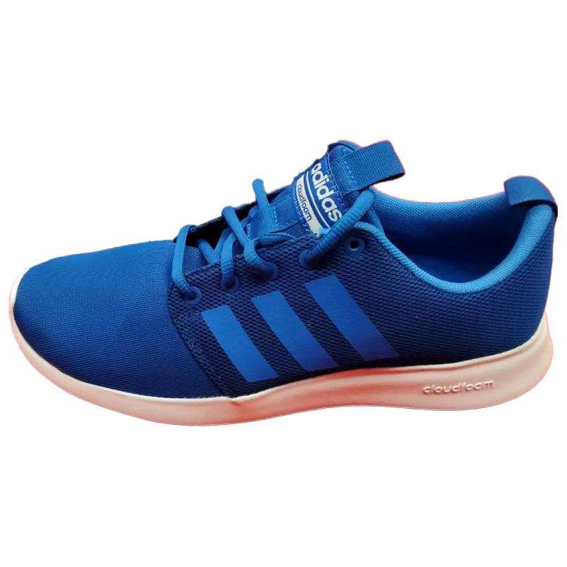 Adidas Adidas Cloudfoam Swift Racer Slip Resistant Abrasion Resistant Low top Casual Shoes Men's Blue
