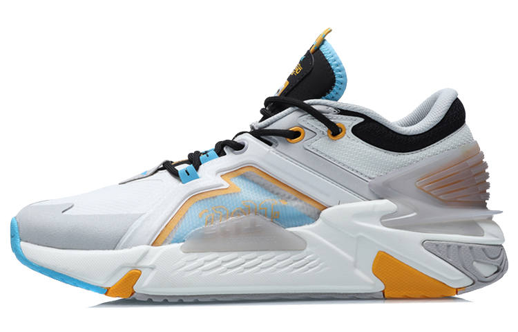 Li-Ning Li Ning 001 Ti Classic Low top Running Shoes Unisex Gray Blue