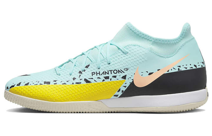 Nike Nike Phantom GT Soccer Shoes Unisex Mid Top Blue/Yellow
