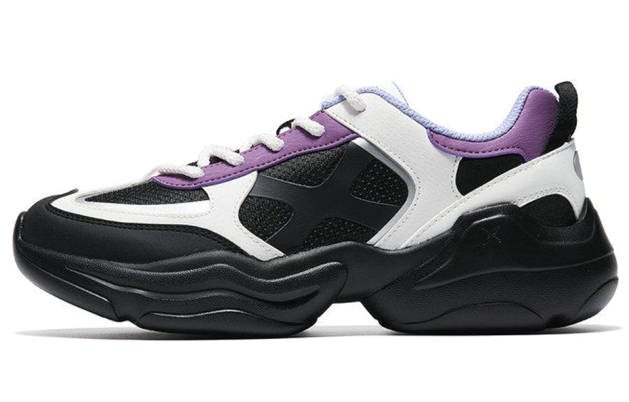 XTEP Textile, Synthetic Leather Cushioning Slip Resistant Abrasion Resistant Low top Casual Shoes Women's
