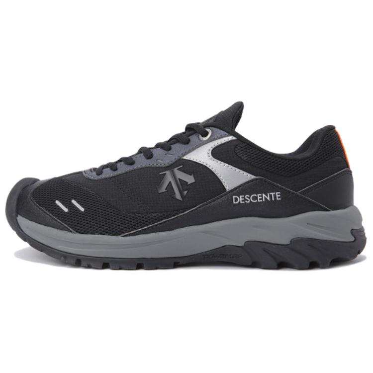 DESCENTE Slip Resistant, Abrasion Resistant, Breathable, Lightweight Low top Casual Shoes Unisex Black