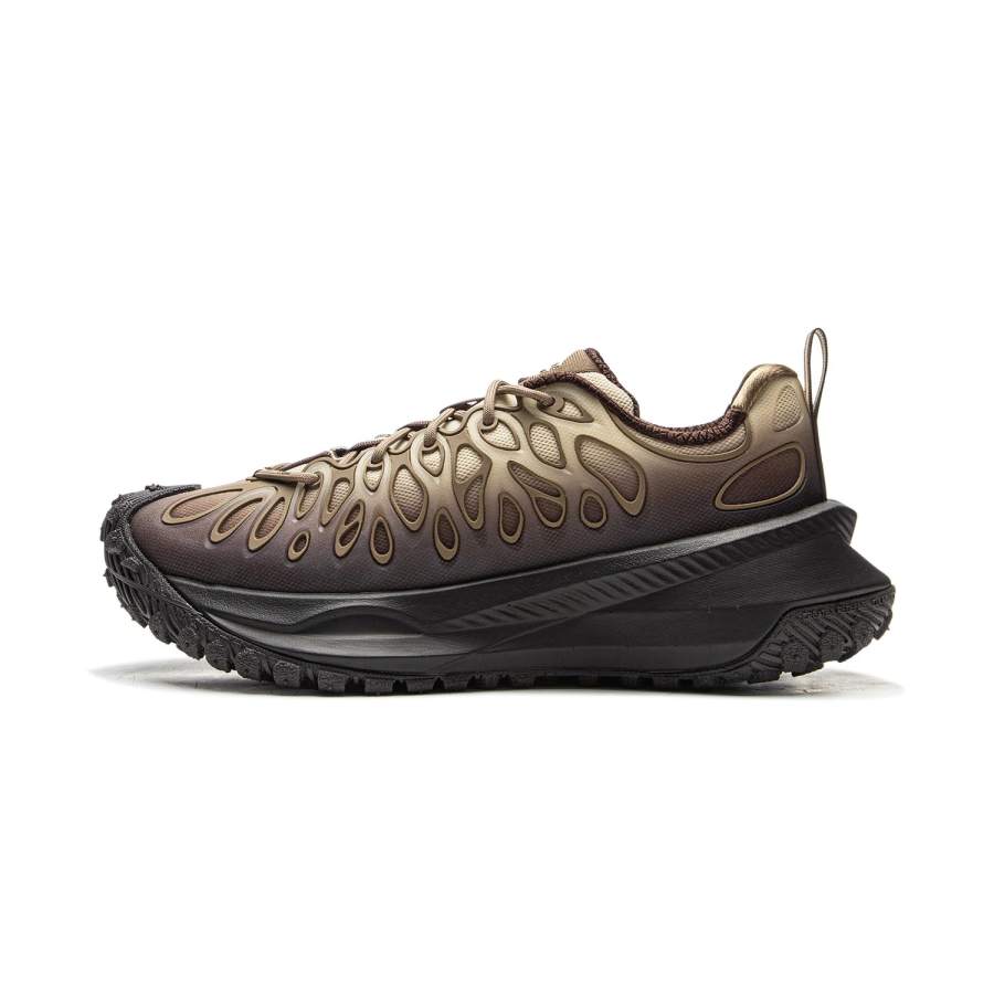 Li-Ning Li Ning Ranger CRC Fashion Trend Cushioning Support Rebound Low top Casual Shoes Unisex Yellow Tan