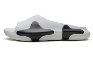 EQLZ EQUALIZER Oasis Quiet Abrasion Resistant Slide Slippers Unisex White Black