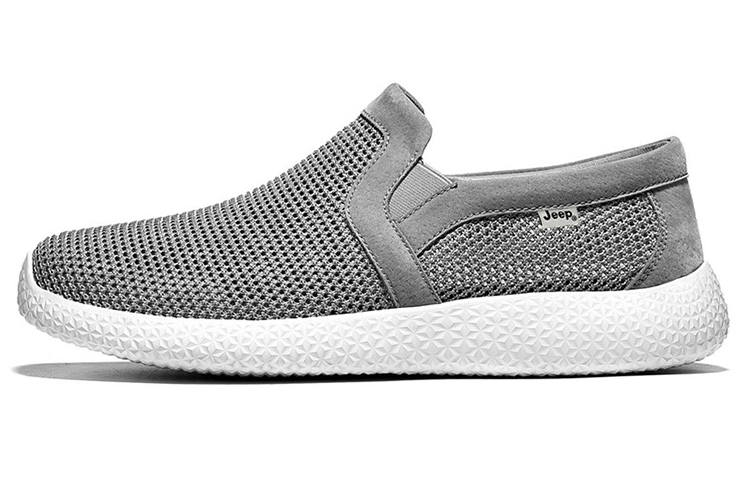 Jeep Low top Casual Shoes Men's Light Gray