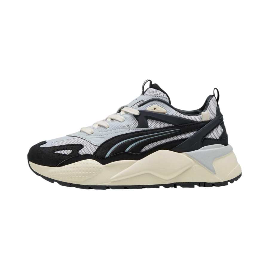 PUMA Mesh Comfortable Abrasion Resistant Low top Casual Shoes Unisex Blue Black