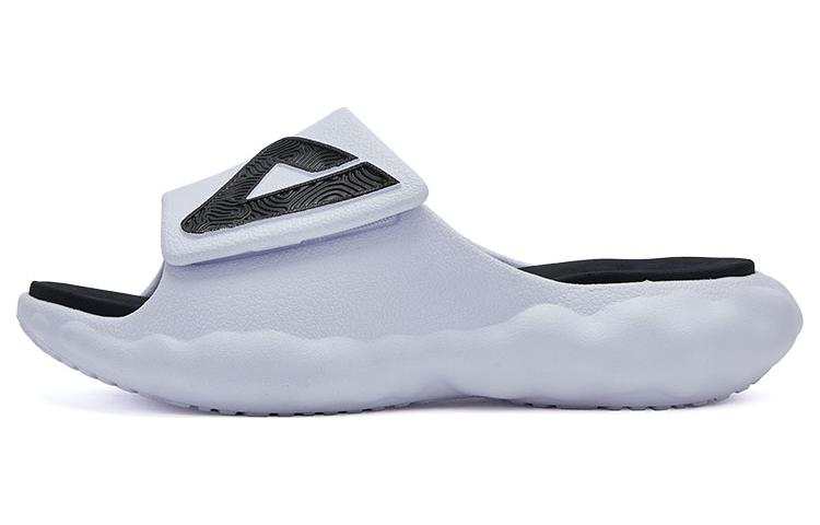 PEAK PEAK Taichi Cloud Quiet Slide Slippers Men's White Black