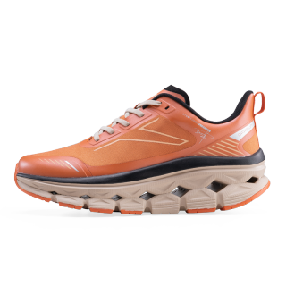 ANGSHAN Rebound Impact Resistant Abrasion Resistant Low top Casual Shoes Women's Deep Orange Yellow
