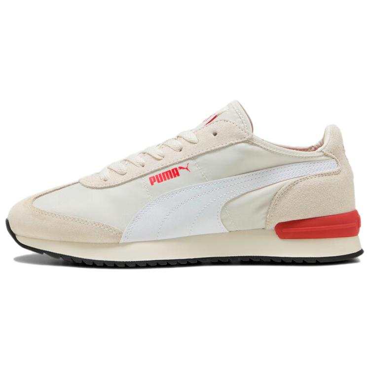 PUMA R78 Abrasion Resistant Low top Casual Shoes Unisex Gray White