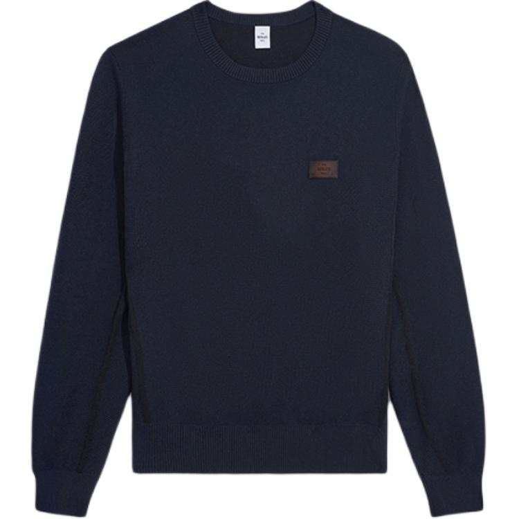 BERLUTI Sweaters Men's Navy Crew Neck Moderate