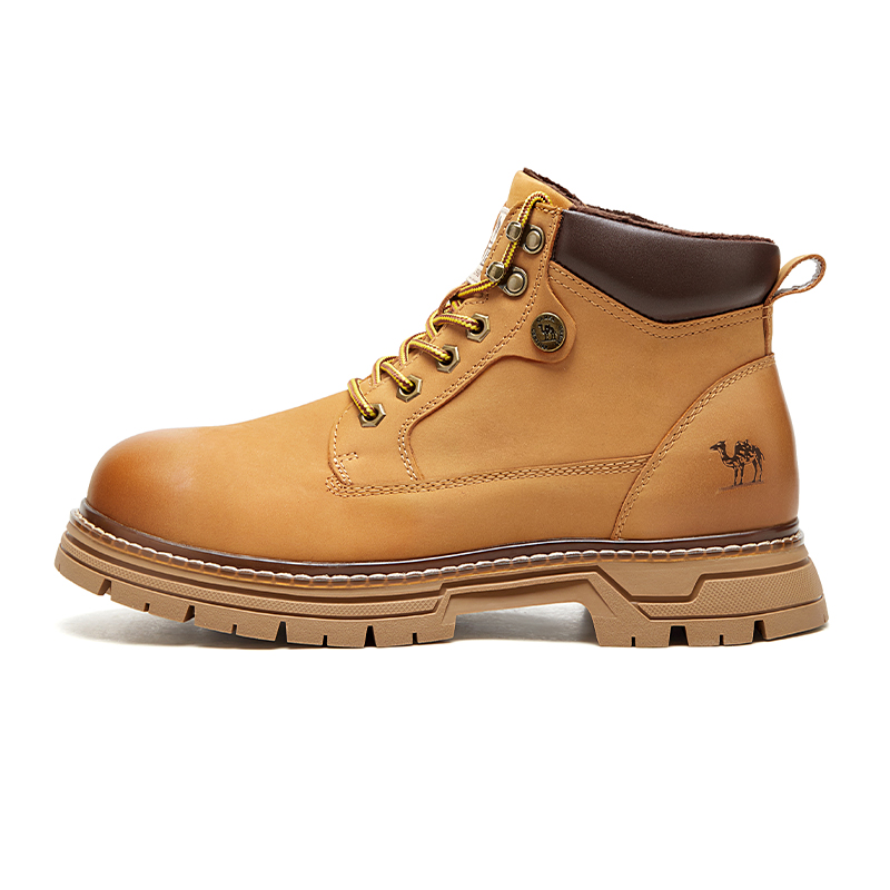 CAMEL CAMEL Short Combat Boots 4cm Men's CAMEL