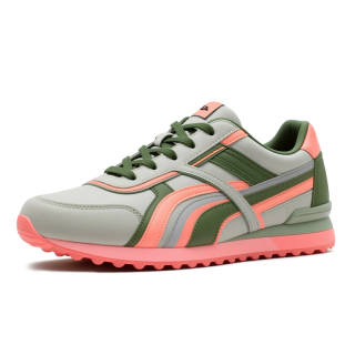 Snow Know The Answer (SKTA) Snow Know The Answer SKTA Synthetic Leather Cushioning, Wear Resistant Low top Casual Shoes Men's Gray Pink