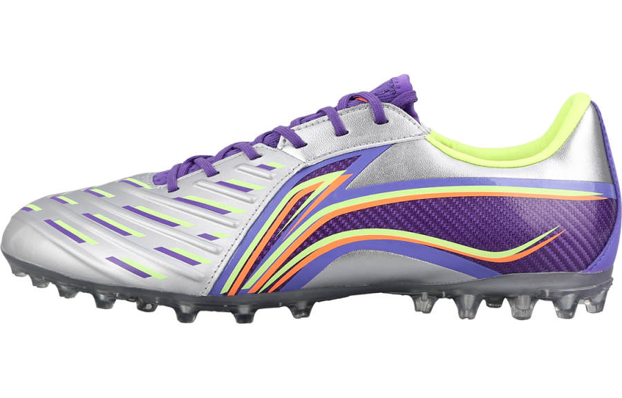 Li-Ning Li Ning Brocade MG Multi Ground Artificial Turf Soccer Shoes Men's Purple
