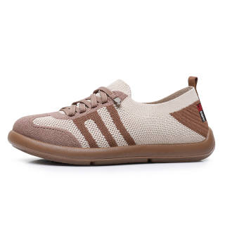 DOUBLE STAR 88 Flyknit Old Beijing Cloth Shoes, Fashion Soft Sole Mother Shoes, Comfortable German Army Trainers
