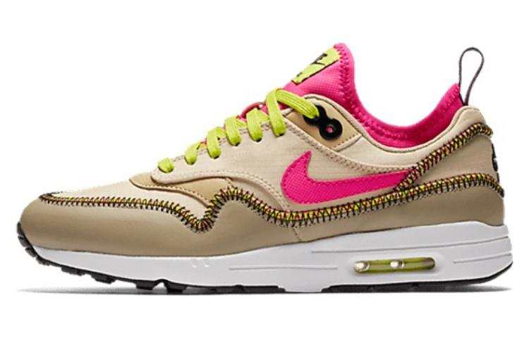 Nike Nike Air Max 1 Abrasion Resistant Breathable Low top Casual Shoes Women's Brown