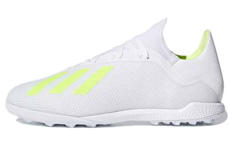 Adidas Adidas X 18.3 Lace Up TF Turf Firm Ground, Artificial Turf Slip Resistant Soccer Shoes Men's White Green