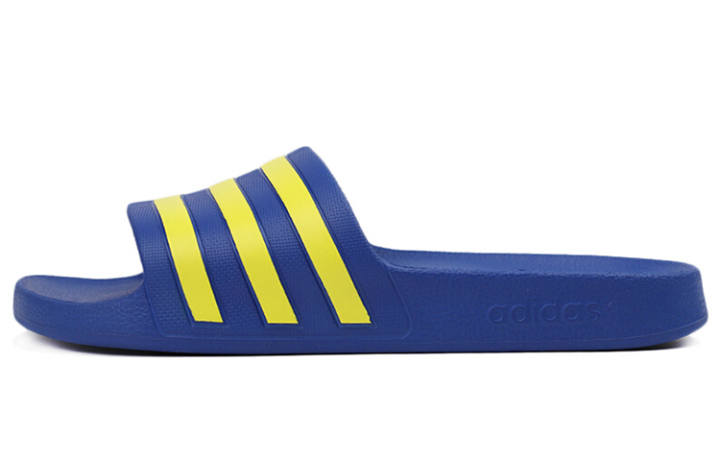 Adidas Adidas Adilette Aqua 'Blue Yellow'