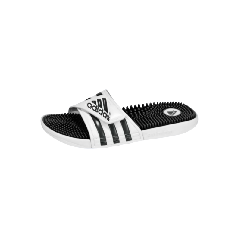 Adidas Adidas Adissage Slip Resistant Abrasion Resistant Slide Slippers Men's White