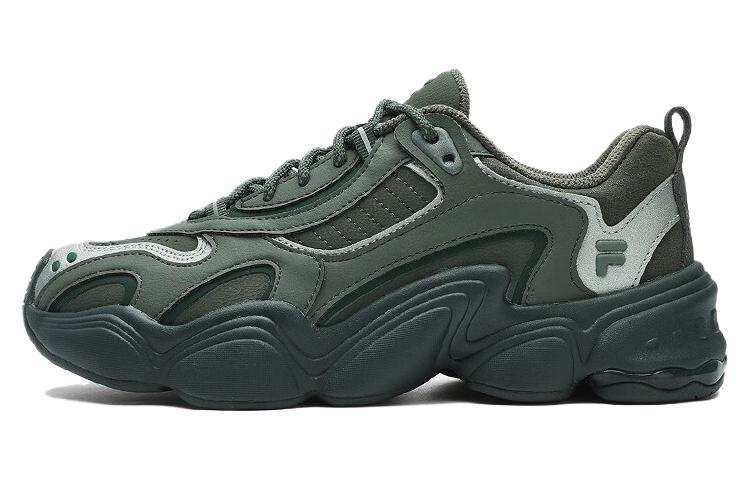 FILA FUSION TENACITY Textile, Synthetic Leather Low top Casual Shoes Women's Mountain View Green