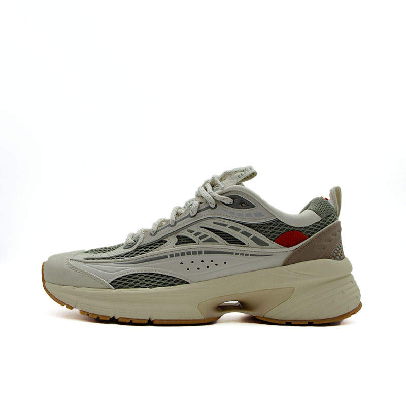 Li-Ning Li Ning Comet LITE Cushioning Slip Resistant Abrasion Resistant Rebound Low top Casual Shoes Men's Gray