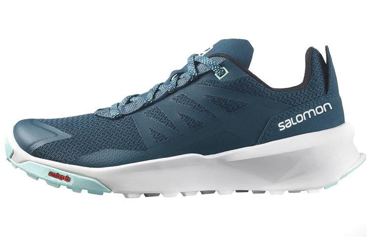 SALOMON PATROL Comfortable Abrasion Resistant Breathable Low top Outdoor Shoes Women's Blue White