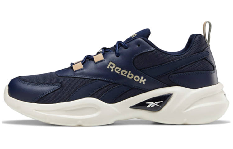Reebok Royal Ec Ride 4 Textile, Synthetic Leather Cushioning Low top Sports Casual Shoes Unisex Dark Blue
