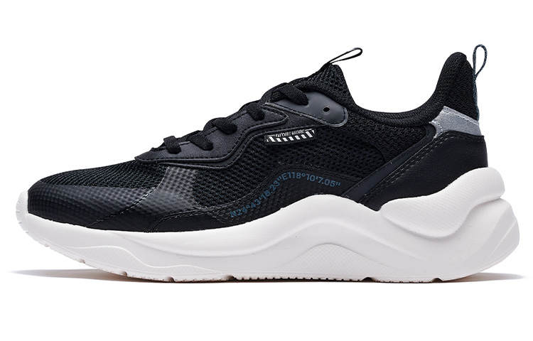 361° Cushioning Slip Resistant Abrasion Resistant Low top Casual Shoes Women's Black