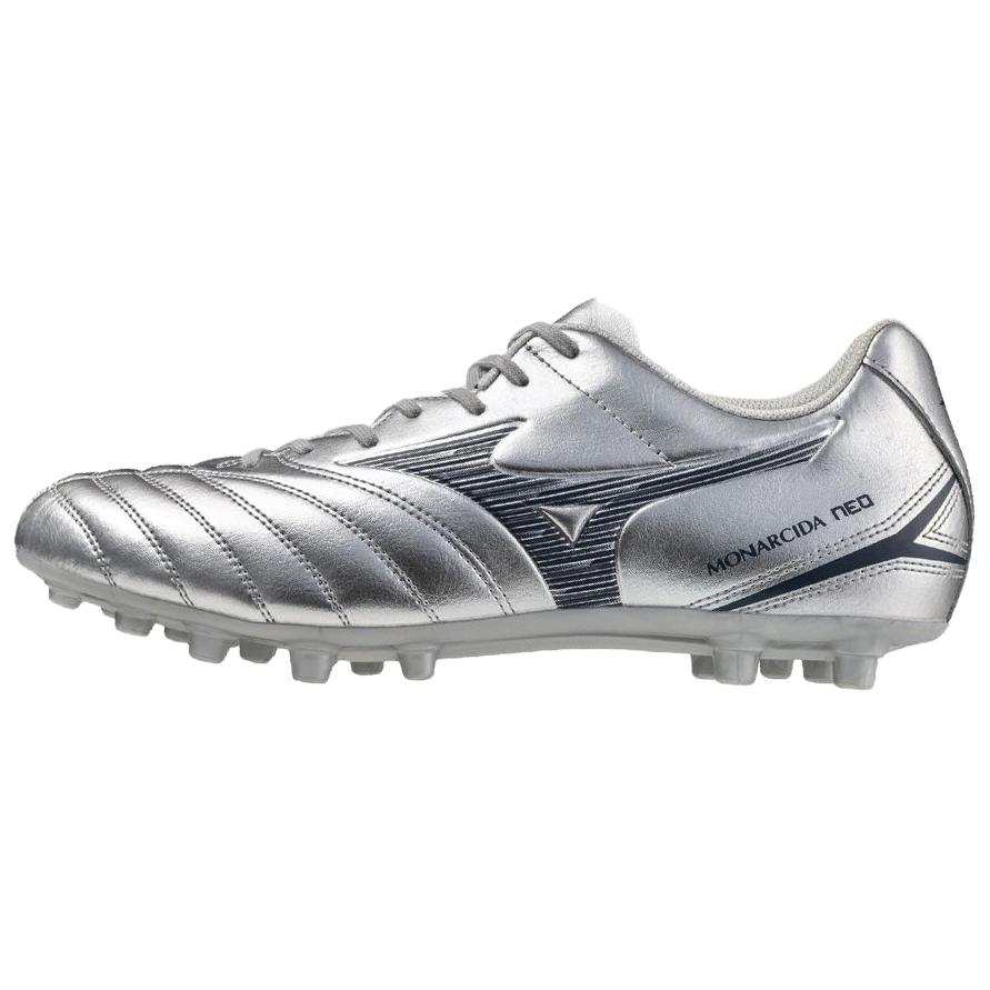 Mizuno Monarcida Neo 3 AG Artificial Ground Slip Resistant Abrasion Resistant Soccer Shoes Men's Silver
