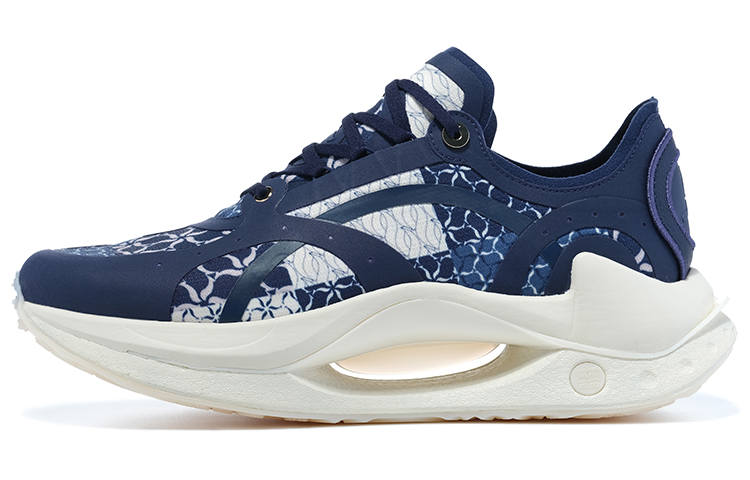 LI-NING 1990 LI NING 1990 Shadow RMX Slip Resistant Abrasion Resistant Low top Sports Casual Shoes Women's New Iris Blue