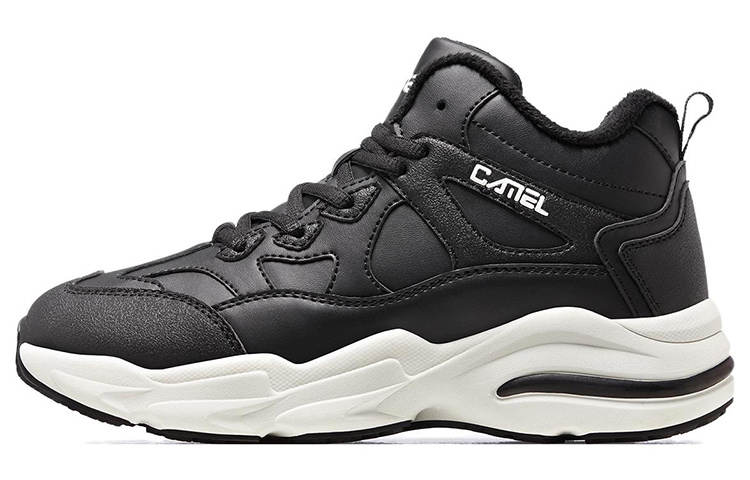 CAMEL Non slip Lightweight Mid top Sports Casual Shoes Women's Fleece Lined