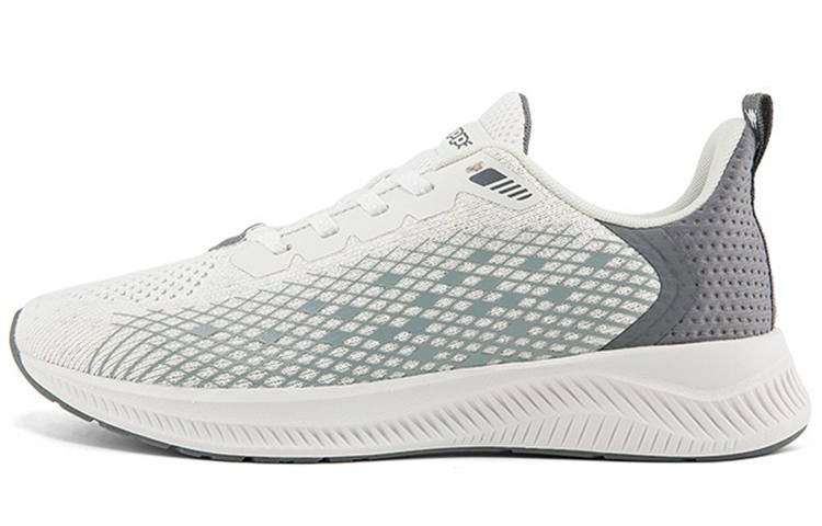 Kappa Fabric Cushioning Coverage Breathable Cushioning Coverage Breathable Low top Casual Shoes Unisex White Gray